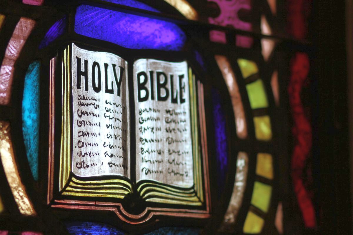 bible stained glass