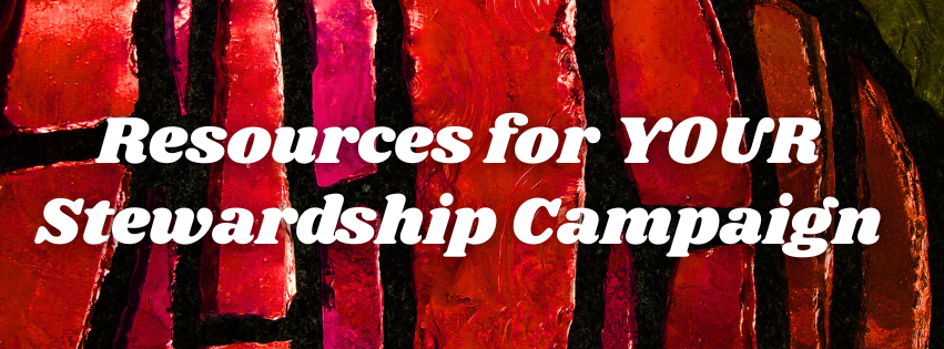 Resources for YOUR Stewardship Campaign